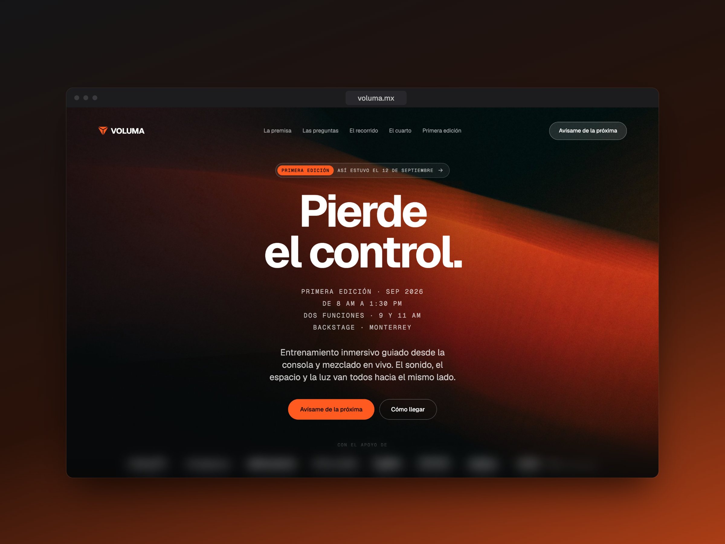 voluma.mx en escritorio